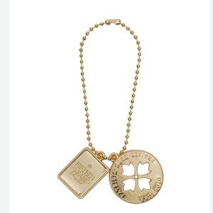 Patricia Nash Fifteen Years Brass Handbag Tag Charm Accent